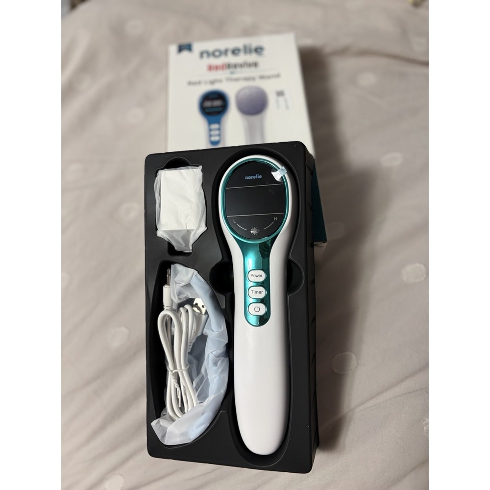 New Norelie RedRevive Red Light Therapy Wand w/ Stand + Conductive Gel - Picture 3 of 5